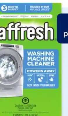 Walmart Affresh washing machine cleaners offer
