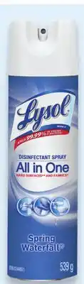 Walmart Lysol disinfectant spray offer
