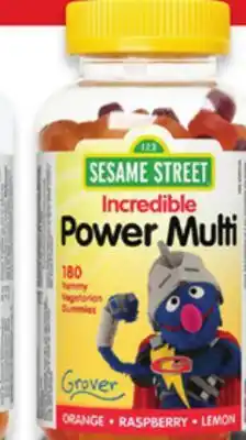Walmart Sesame Street multivitamins gummies offer