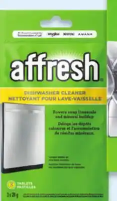 Walmart Affresh dishwasher machine cleaners offer