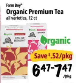 Farm Boy Farm Boy Organic Premium Tea offer