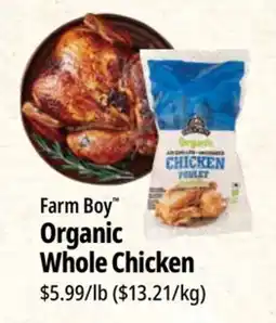 Farm Boy Farm Boy Organic Whole Chicken offer