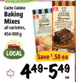 Farm Boy Cache Cuisine Baking Mixes offer