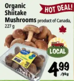 Farm Boy Organic Shiitake Mushrooms offer