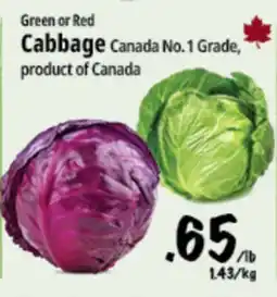 Farm Boy Green or Red Cabbage offer