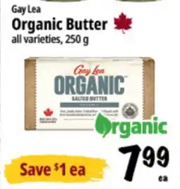 Farm Boy Gay Lea Organic Butter offer