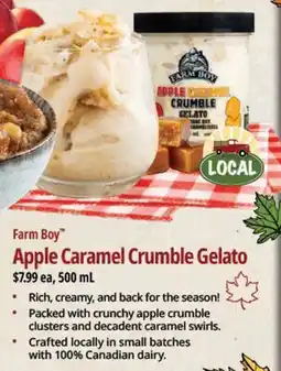 Farm Boy Farm Boy Apple Caramel Crumble Gelato offer