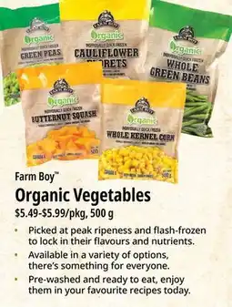 Farm Boy Farm Boy Organic Vegetables offer