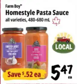 Farm Boy Farm Boy Homestyle Pasta Sauce offer