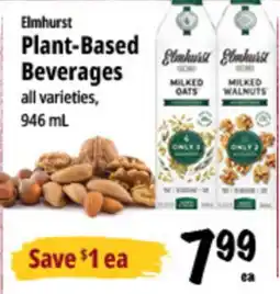 Farm Boy Elmhurst Plant-Based Beverages offer