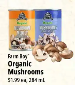 Farm Boy Farm Boy Organic Mushrooms offer