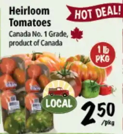 Farm Boy Heirloom Tomatoes offer