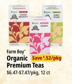 Farm Boy Farm Boy Organic Premium Teas offer