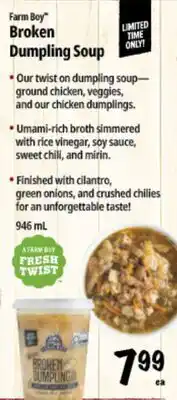 Farm Boy Farm Boy Broken Dumpling Soup offer