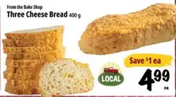 Farm Boy From the Bake Shop Three Cheese Bread offer