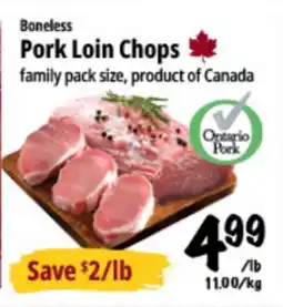 Farm Boy Boneless Pork Loin Chops offer