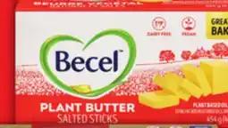 Food Basics BECEL PLANT BASED BUTTER OR BUTTER STICKS offer