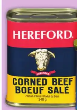 Food Basics HORMEL SPAM, HEREFORD CORNED BEEF OR KLIK LUNCHEON MEAT offer