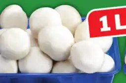 Food Basics WHOLE WHITE OR CREMINI MUSHROOMS offer