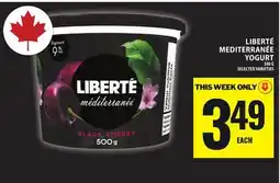 Food Basics LIBERTÉ MEDITERRANÉE YOGURT offer