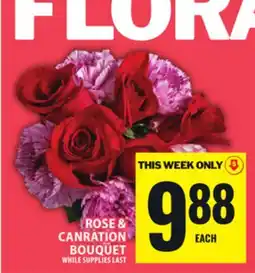 Food Basics ROSE & CARNATION BOUQUET offer