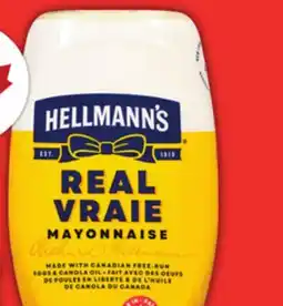 Food Basics HELLMANN'S MAYONNAISE offer