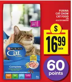 Food Basics PURINA CAT CHOW CAT FOOD offer