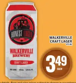 Food Basics WALKERVILLE CRAFT LAGER offer