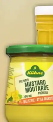 Food Basics KÜHNE, MARQUIS DE DIJON OR BEER MUG MUSTARD OR NOWKA SAUERKRAUT offer