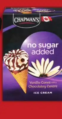 Food Basics CHAPMAN'S FROZEN YOGURT OR NOVELTIES offer