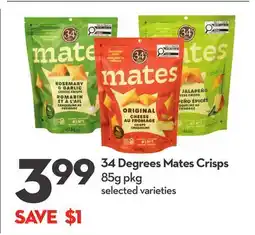 Longo's 34 Degrees Mates Crisps offer