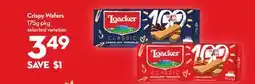 Longo's Loacker Crispy Wafers offer