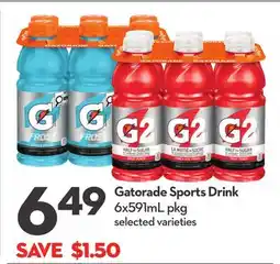 Longo's Gatorade Sports Drink offer