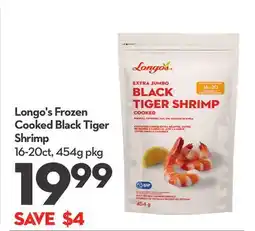 Longo's Longo's Frozen Cooked Black Tiger Shrimp offer
