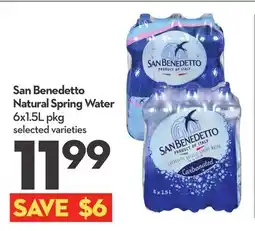 Longo's San Benedetto Natural Spring Water offer