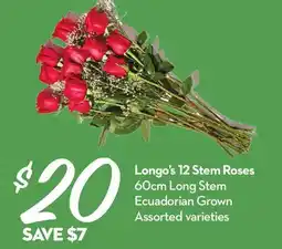 Longo's Longo's 12 Stem Roses offer