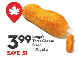 Longo's Longo's Three Cheese Bread offer