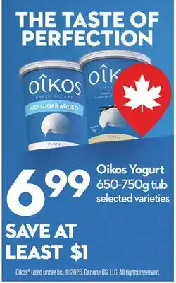 Longo's Oikos Yogurt offer