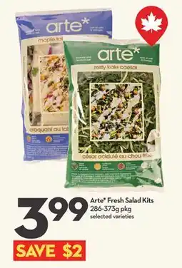 Longo's Arte Fresh Salad Kits offer