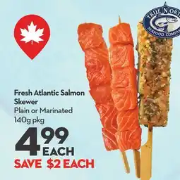 Longo's Fresh Atlantic Salmon Skewer offer
