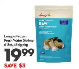 Longo's Longo's Frozen Fresh Water Shrimp offer