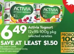 Longo's Activia Yogourt offer