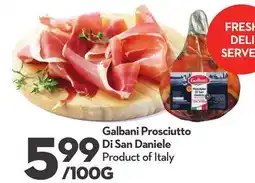 Longo's Galbani Prosciutto Di San Daniele offer