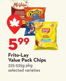 Longo's Frito-Lay Value Pack Chips offer