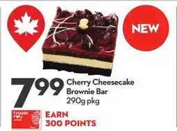 Longo's Cherry Cheesecake Brownie Bar offer