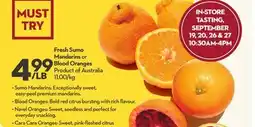Longo's Fresh Sumo Mandarins or Blood Oranges offer