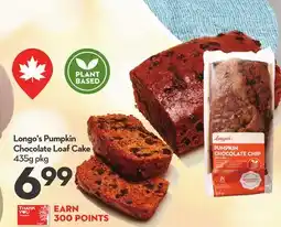 Longo's Longo's Pumpkin Chocolate Loaf Cake offer