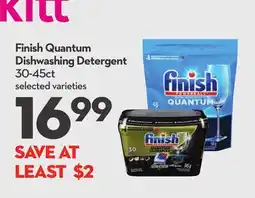 Longo's Finish Quantum Dishwashing Detergent offer