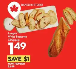 Longo's Longo's White Baguette offer