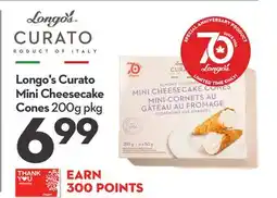 Longo's Longo's Curato Mini Cheesecake Cones offer